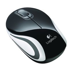 Myš Logitech Wireless Mini Mouse M187 / optická / 2 tlačítka / 1000dpi - černá