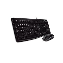 Klávesnice s myší Logitech Desktop MK120, CZ/SK - černá