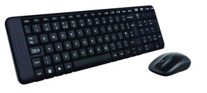 Klávesnice s myší Logitech Wireless Combo MK220, CZ/SK - černá