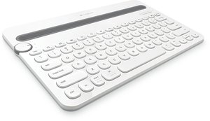 Klávesnice Logitech Bluetooth Keyboard K480 US - bílá