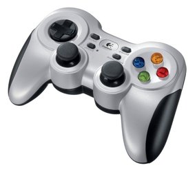 Gamepad Logitech F710 Wireless pro PC - stříbrný