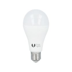 Forever LED žárovka A65, E27, 18W, teplá bílá