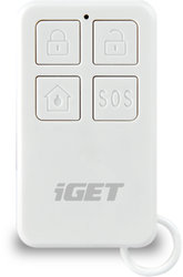 Příslušenství pro zabezpečovací systém iGET SECURITY M3 - Dálkové ovládání (klíčenka) k obsluze alarmu.