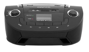 MANTA MM208 - Boombox stereo přehrávač s USB, SD, FM/AM, AUX, displej, 2 x 1W