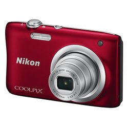 Fotoaparát Nikon Coolpix A100, červený