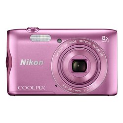 Fotoaparát Nikon Coolpix A300, růžový