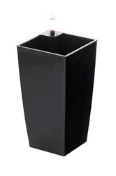 Samozavlažovací květináč G21 Linea mini černý 26 cm