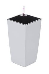 Samozavlažovací květináč G21 Linea mini bílý 26 cm