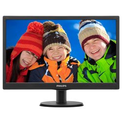 Monitor Philips 193V5LSB2 18.5",LED, TFT, 5ms, 700:1, 200cd/m2, 1366 x 768,