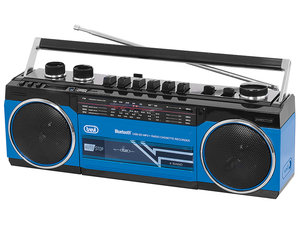 Trevi RR 501 BT Kazetový magnetofon, Radiopřijímač, USB/SD, Bluetooth, modrý