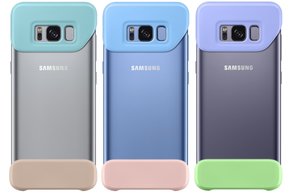 Kryt na mobil Samsung 2 dílný pro Galaxy S8+ (3ks) - mint/modrá/violet - modrý/fialový/tyrkysový