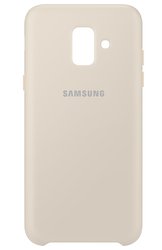 Kryt na mobil Samsung Silicon Cover pro Galaxy A6 - zlatý