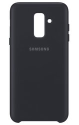 Kryt na mobil Samsung Silicon Cover pro Galaxy A6+ - černý