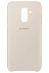 Kryt na mobil Samsung Silicon Cover pro Galaxy A6+ - zlatý