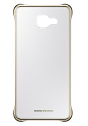 Kryt na mobil Samsung Clear Cover pro Galaxy A3 2016 (EF-QA310C) - zlatý