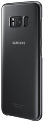 Kryt na mobil Samsung Clear Cover pro Galaxy S8+ (EF-QG955C) - černý