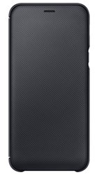 Pouzdro na mobil flipové Samsung Wallet Cover pro Galaxy A6 - černé