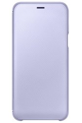 Pouzdro na mobil flipové Samsung Wallet Cover pro Galaxy A6 - levandulová