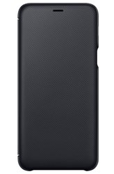 Pouzdro na mobil flipové Samsung Wallet Cover pro Galaxy A6+ - černé