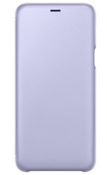 Pouzdro na mobil flipové Samsung Wallet Cover pro Galaxy A6+ - levandulová