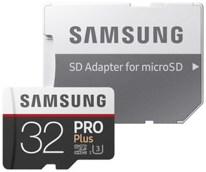 Paměťová karta Samsung Micro SDHC EVO+ 32GB UHS-I U1 (95R/20W) + adapter