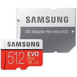 Paměťová karta Samsung Micro SDXC EVO+ 512GB UHS-1 U3 (100R/90W) + adapter