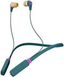 Sluchátka Skullcandy Ink'd Wireless - zelená/růžová