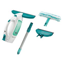 Čistič oken Leifheit Window Cleaner + tyč 43 cm + mop na okna + úzká hubice (51016)