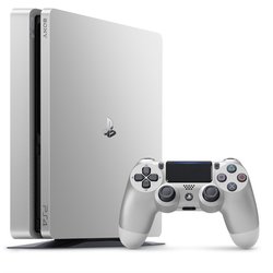 Herní konzole Sony PlayStation 4 SLIM 500GB + DualShock4 - stříbrná