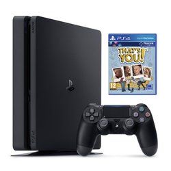 Herní konzole Sony PlayStation 4 SLIM 500 GB + That’s You (PSN voucher) - černá