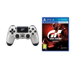 Gamepad Sony Dual Shock 4 pro PS4 v2 - Gran Turismo Sport edice + hra Gran Turismo Sport