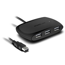 USB Hub Speed Link Snappy USB 2.0 / 4 x USB 2.0 - černý