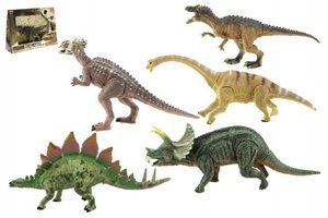 Dinosaurus hýbající se plast 16cm asst 6 druhů v krabici 24x18x7cm