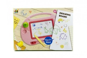 Magnetická tabulka kreslící plast asst 2 barvy v krabici 40x28x4cm