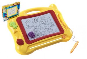 Magnetická tabulka kreslící plast 50x39cm asst 2 barvy v krabici