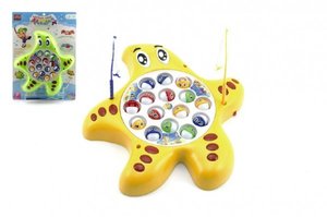 Hra Ryby/Rybář plast 25cm asst 2 barvy na baterie v blistru