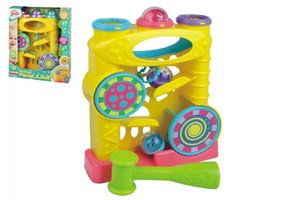 Zatloukačka s kladívkem plast 22x33cm na baterie se zvukem v krabici