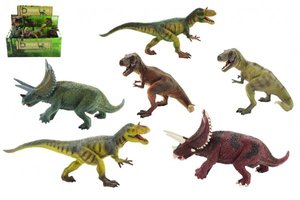 Dinosaurus plast 23-30cm mix druhů v sáčku 6ks v boxu