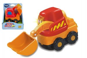 Autíčko Tut Tut Bagr česky mluvící plast 10cm na baterie se zvukem se světlem v
