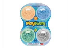 PlayFoam Modelína/Plastelína kuličková 4 barvy na kartě