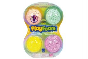 PlayFoam Modelína/Plastelína kuličková 4 barvy na kartě