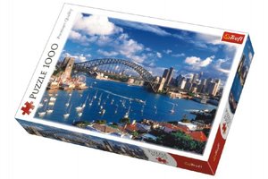 Puzzle Port Jackson, Sydney 1000 dílků v krabici 40x27x6cm
