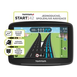 Navigace TomTom START 42 Regional CEE LIFETIME mapy