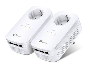 Síťový rozvod LAN po 230V TP-Link TL-PA8030PKIT + IP TV na 1 měsíc ZDARMA 1300 Mb/s, průchozí