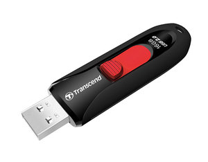 Flash USB Transcend JetFlash 590 16GB USB 2.0 - černý/červený