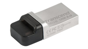 Flash USB Transcend JetFlash 880 16GB OTG USB 3.0 - kovový