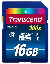 Paměťová karta Transcend SDHC Premium 16GB UHS-I U1 (45MB/s)
