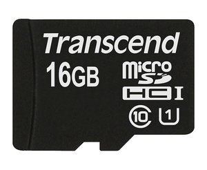 Paměťová karta Transcend MicroSDHC Premium 16GB UHS-I U1 (45MB/s)