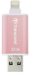Flash USB Transcend JetDrive Go 300 32GB USB 3.1 - růžový