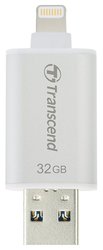 Flash USB Transcend JetDrive Go 300 32GB USB 3.1 - stříbrný